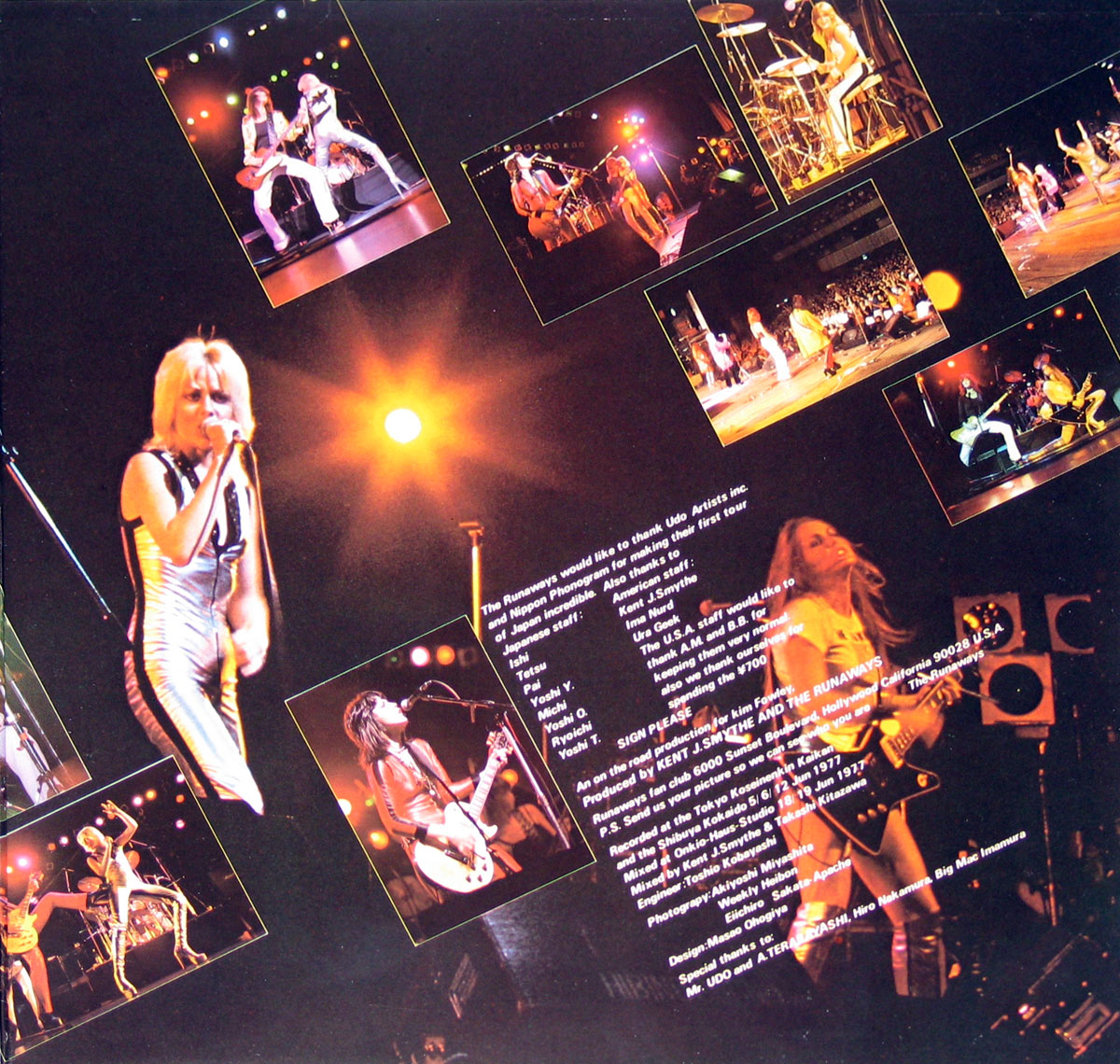 High Resolution #4 Photo RUNAWAYS Live in Japan Netherlands 